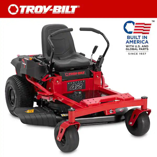 Mustang 50 In. 24 HP V-Twin Kohler 7000 Series Engine Dual Hydrostatic Drive Gas Zero Turn Riding Lawn Mower