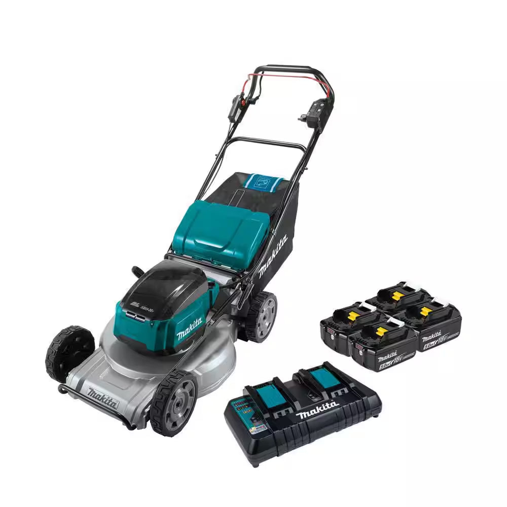 21 In. 18V X2 (36V) LXT Lithium-Ion Brushless Cordless Walk behind Self-Propelled Lawn Mower Kit (5.0Ah)