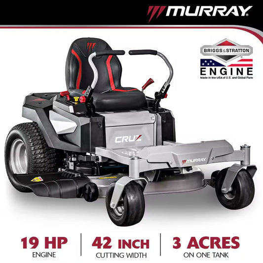 Cruz 42 In. 19.0 HP 540Cc EX1900 Series Briggs and Stratton Engine Dual Hydrostatic Drive Gas Zero Turn Mower