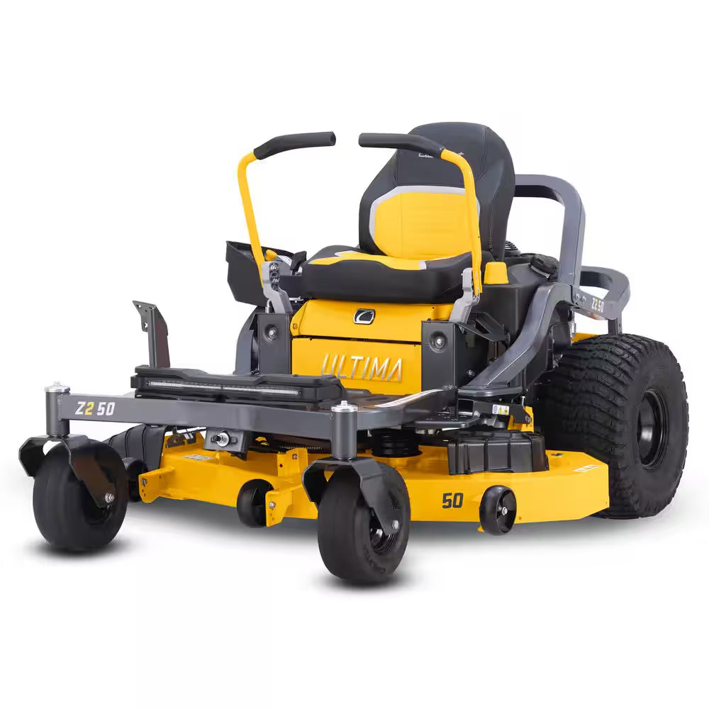 Ultima Z2 50In. Fabricated Deck 23HP V-Twin Kawasaki FR Series Engine Dual Hydro Drive Gas Zero Turn Riding Lawn Mower