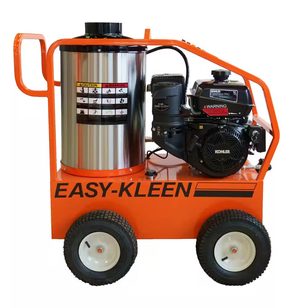 Commercial 4000 PSI 3.5 GPM 12-Volt Kohler Gas Driven Hot Water Pressure Washer