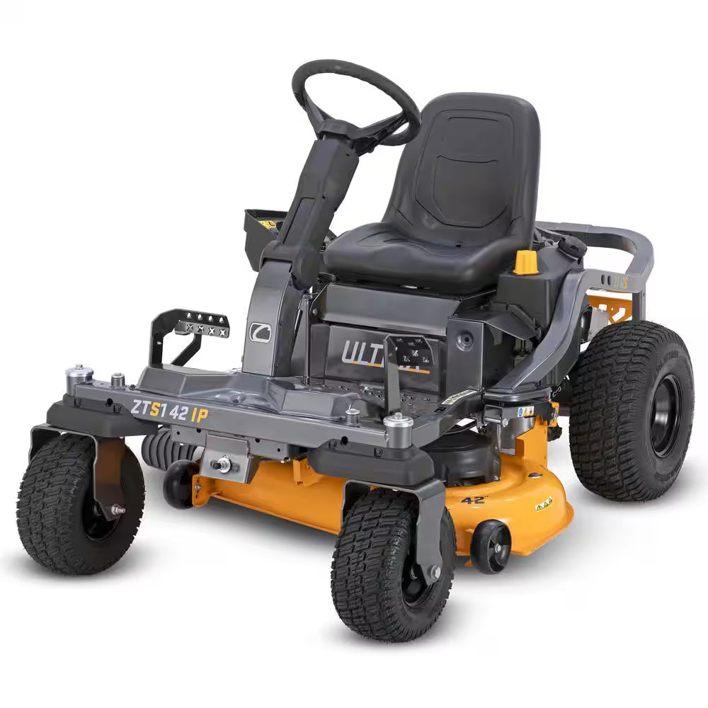 Ultima ZTS1 42 In. 547 Cc Intellipower Engine Dual Hydro Drive Gas Zero Turn Riding Lawn Mower W/Steering Wheel Control