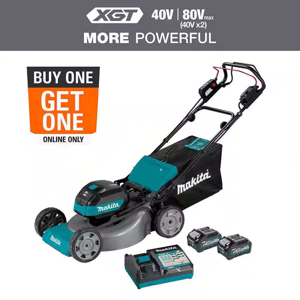 40V Max XGT Brushless Cordless 21 In. Walk behind Self-Propelled Commercial Lawn Mower Kit (4.0Ah)
