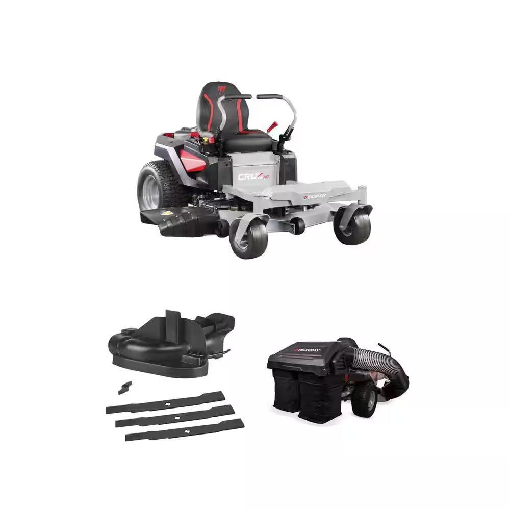 Cruz XD 50 In. 22.0 HP Zero Turn Mower with Mulching Kit and Double Bagger