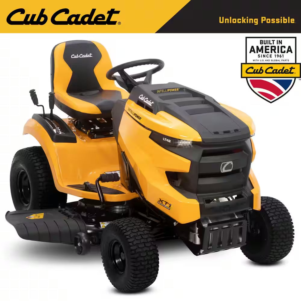 XT1 Enduro LT 42 In. 547Cc Engine with Intelli Power Hydrostatic Drive Gas Riding Lawn Tractor