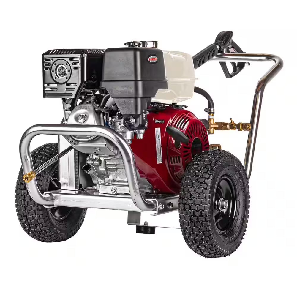 4200 PSI 4.0 GPM Gas Pressure Washer, Honda GX390 Engine, CAT Pump, Commercial Cold Water Power Washer