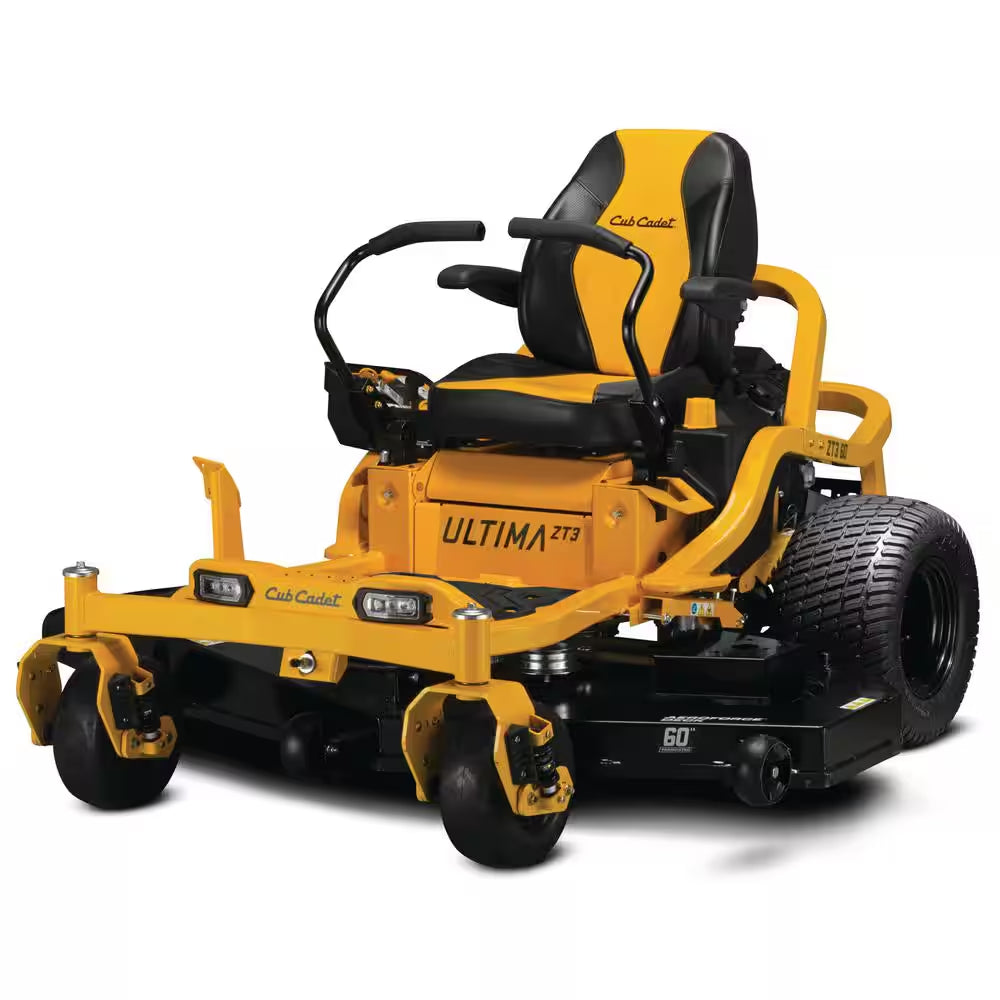 Ultima ZT3 60 in Fabricated Deck 24 HP V-Twin Kawasaki FS Series Engine Gas Zero Turn Mower with Front Wheel Suspension