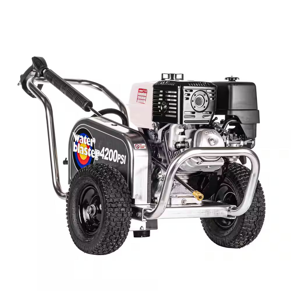 4200 PSI 4.0 GPM Gas Pressure Washer, Honda GX390 Engine, CAT Pump, Commercial Cold Water Power Washer
