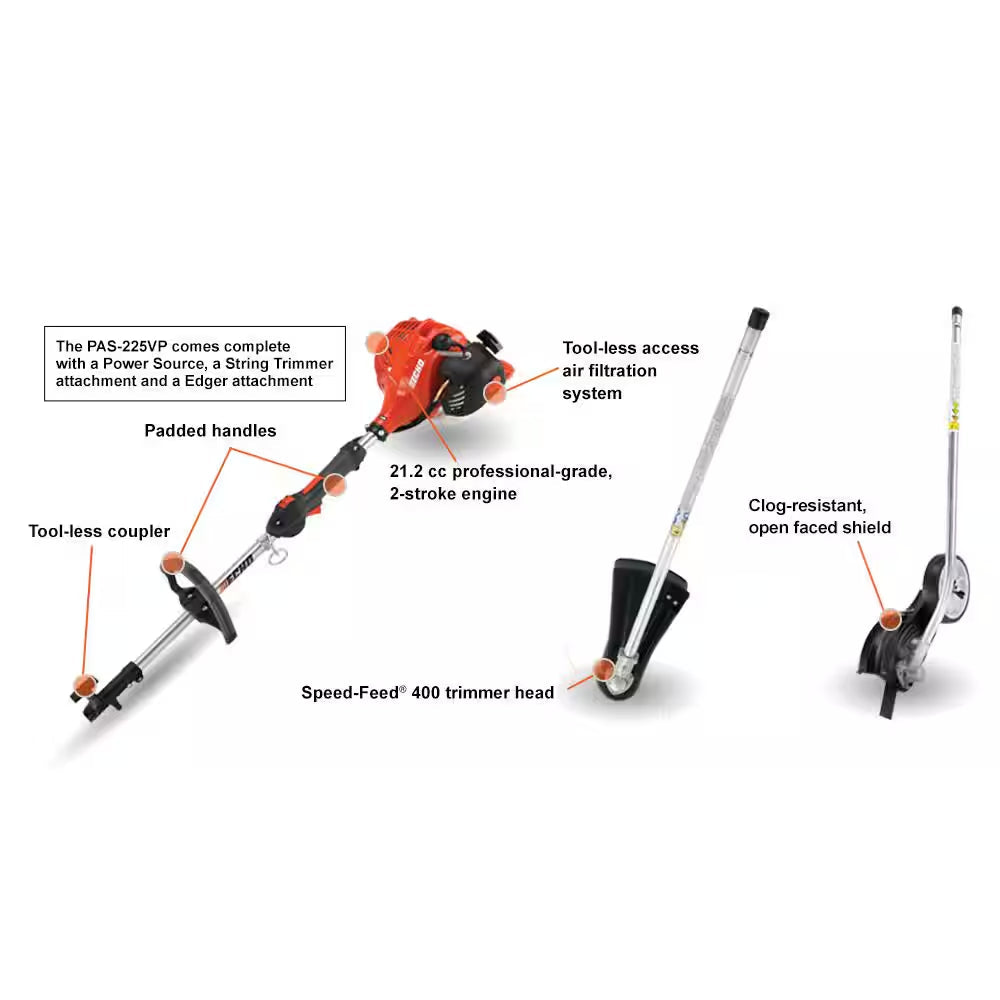 21 In. 190 Cc Gas 3-In-1 RWD Self-Propelled Mower, 21.2 Cc Attachment Capable String Trimmer W/ Edger, 25.4 Cc Blower