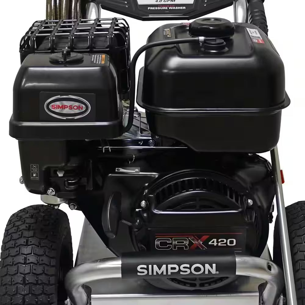 4400 PSI 4.0 GPM Gas Pressure Washer, CAT Pump, Aluminum Frame, Heavy-Duty Commercial Cold Water Power Washer
