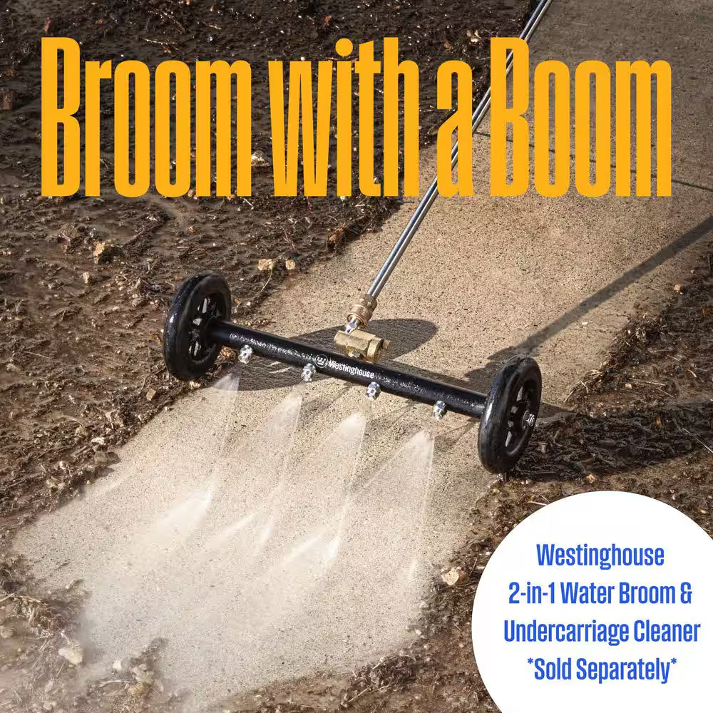 3800 PSI 3.6 GPM 274Cc Gas Powered Triplex Pump Cold Water Pressure Washer with 5-Quick Connect Nozzles