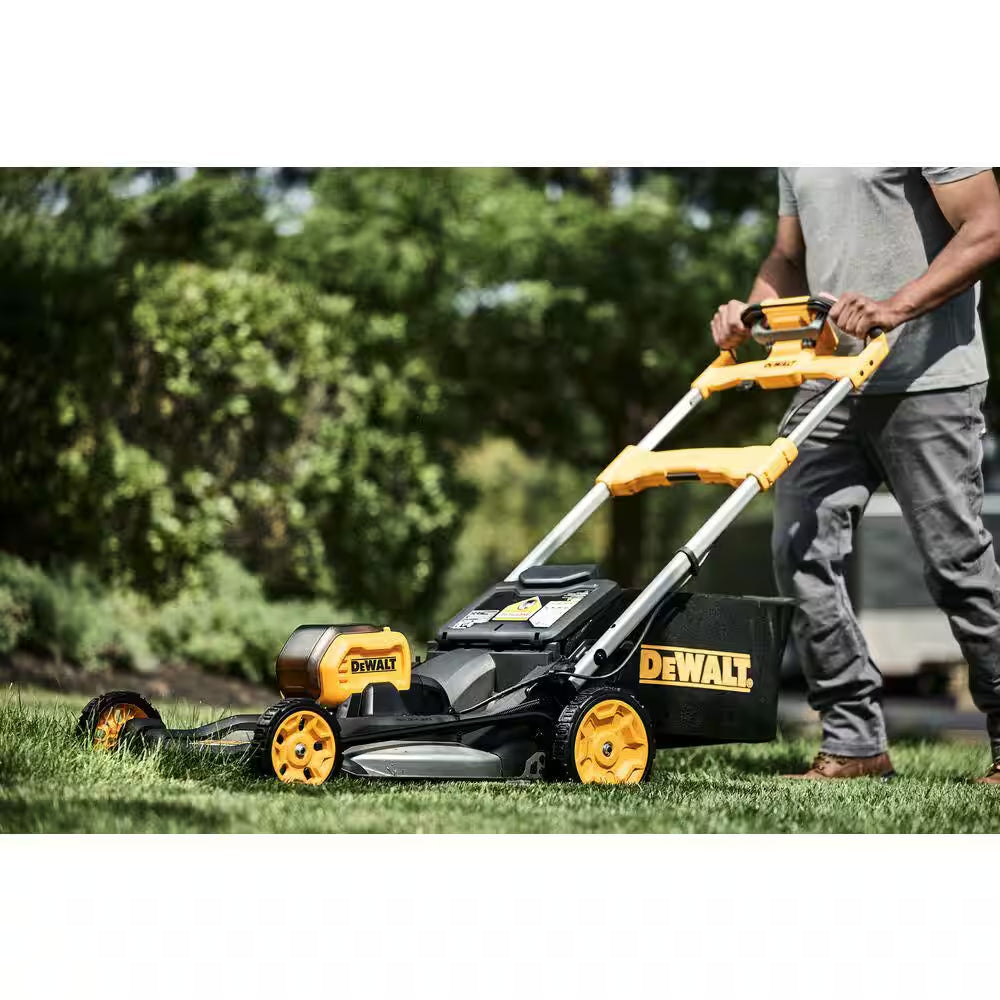 FLEXVOLT 1X60V MAX 21 In. Cordless Battery Powered Self Propelled Lawn Mower Kit with (2) 4.0 Ah Batteries and Chargers