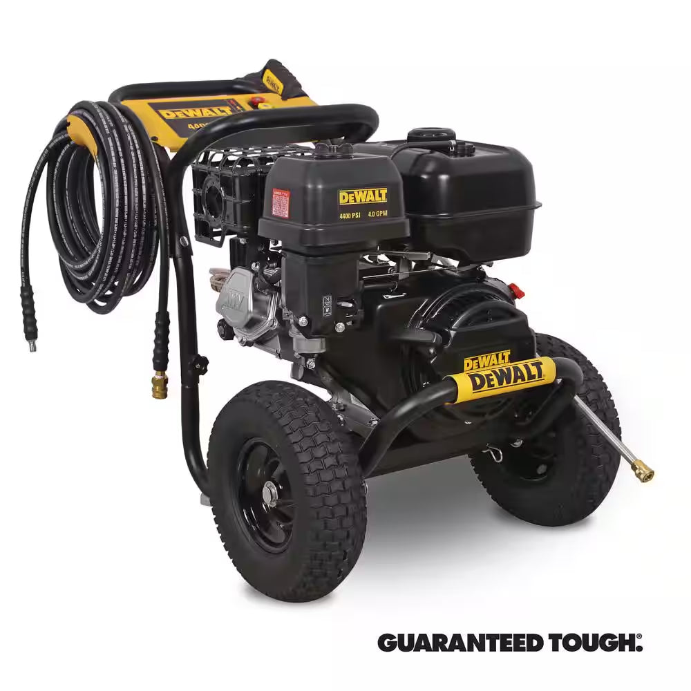 4400 PSI 4.0 GPM Gas Pressure Washer with 420Cc Engine, Triplex Pump, Commercial Cold Water Power Washer