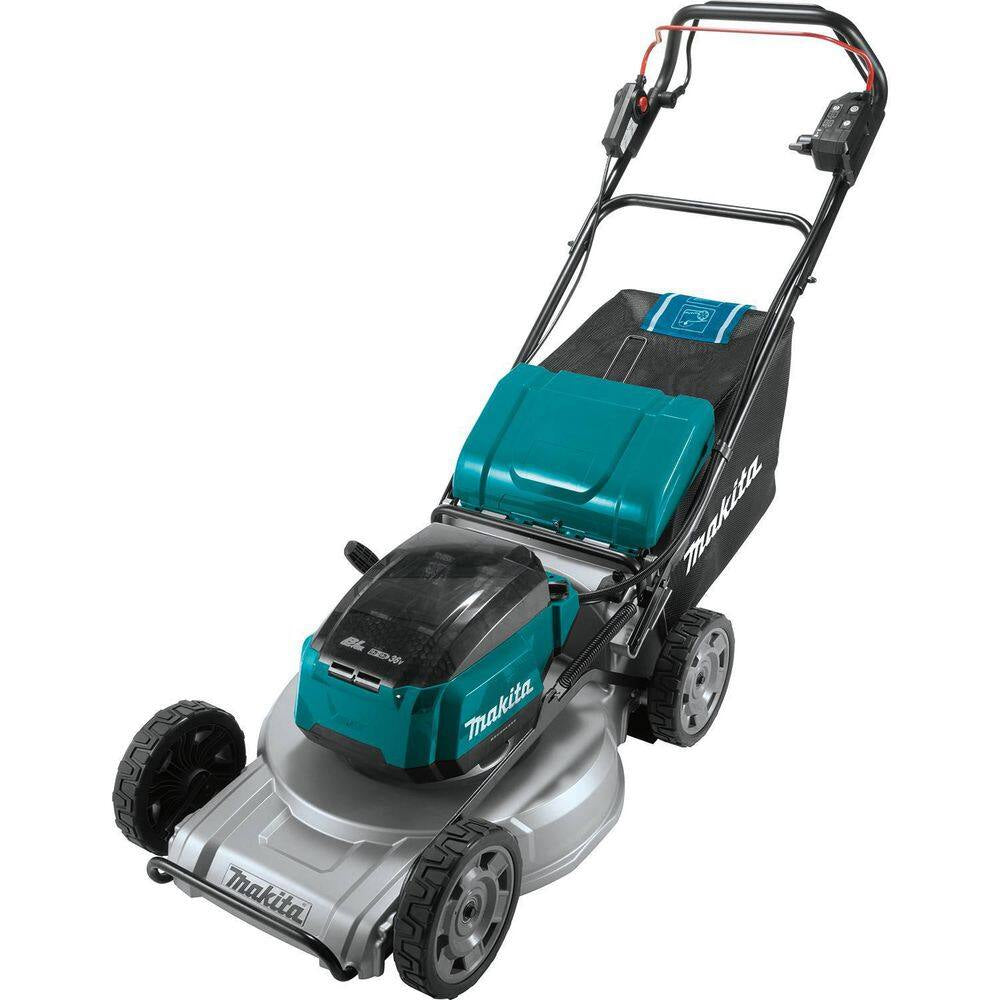 21 In. 18V X2 (36V) LXT Brushless Walk behind Self-Propelled Lawn Mower Kit (5.0Ah) with 18V X2 (36V) LXT Blower