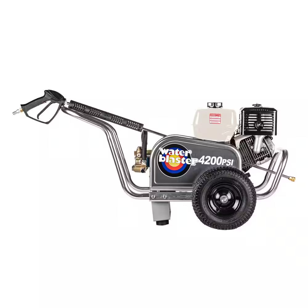 4200 PSI 4.0 GPM Gas Pressure Washer, Honda GX390 Engine, CAT Pump, Commercial Cold Water Power Washer