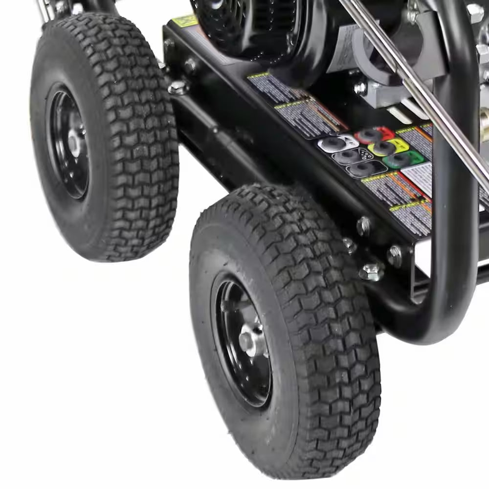 4400 PSI 4.0 GPM Gas Pressure Washer with AAA Triplex Pump and Roll Cage, Heavy-Duty Cold Water Commercial Power Washer