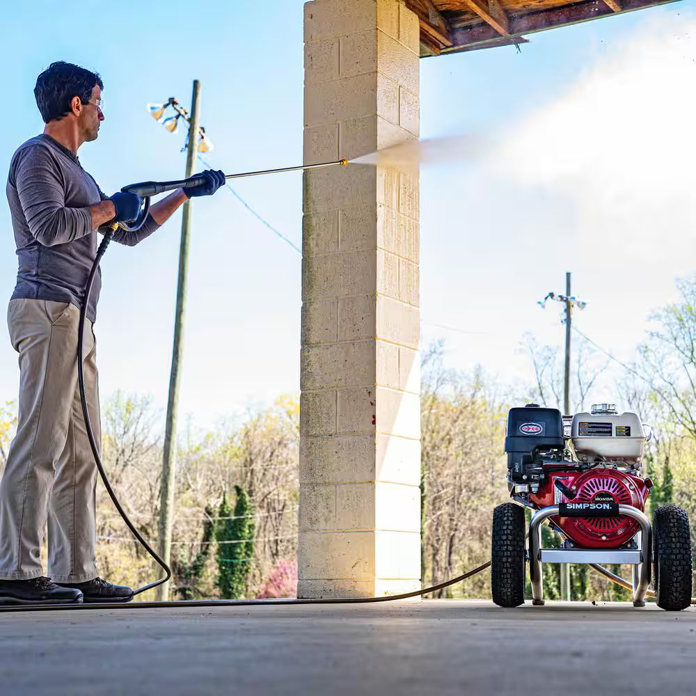 4200 PSI 4.0 GPM Gas Pressure Washer, Honda GX390 Engine, Aluminum Frame, Commercial Cold Water Power Cleaner