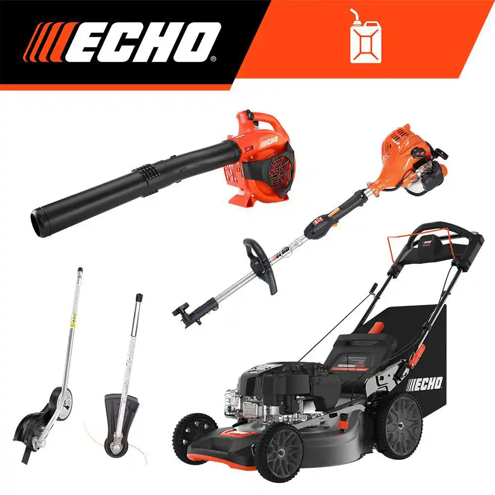 21 In. 190 Cc Gas 3-In-1 RWD Self-Propelled Mower, 21.2 Cc Attachment Capable String Trimmer W/ Edger, 25.4 Cc Blower