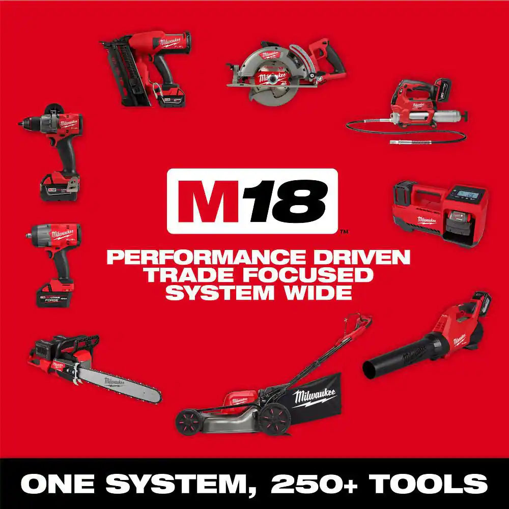 M18 FUEL Brushless Cordless 21 In. Dual Battery Self-Propelled Lawn Mower W/ 16" Chainsaw, (3) 12Ah Batteries