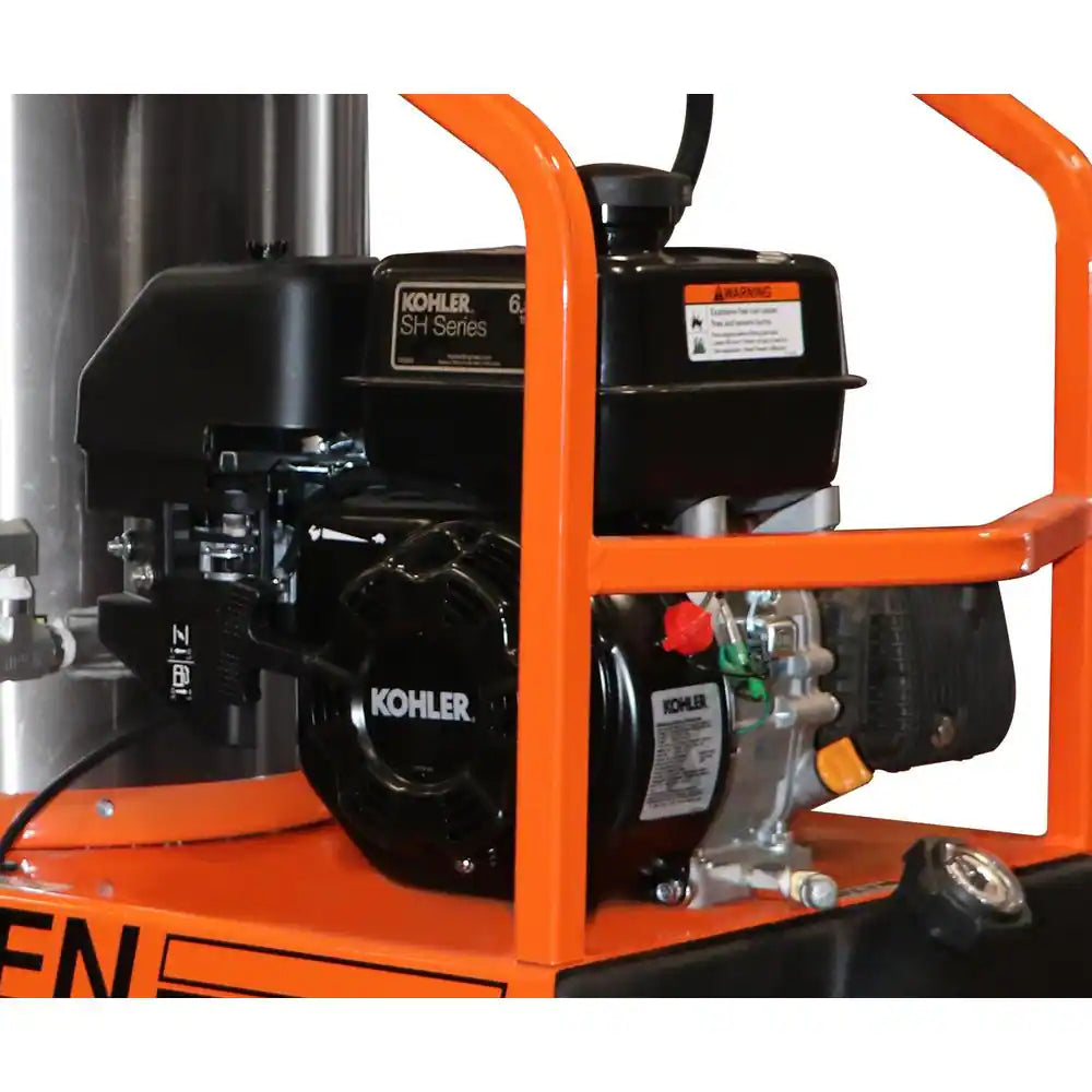 Commercial 2700 PSI 3 GPM Gasoline Driven Hot Water Pressure Washer