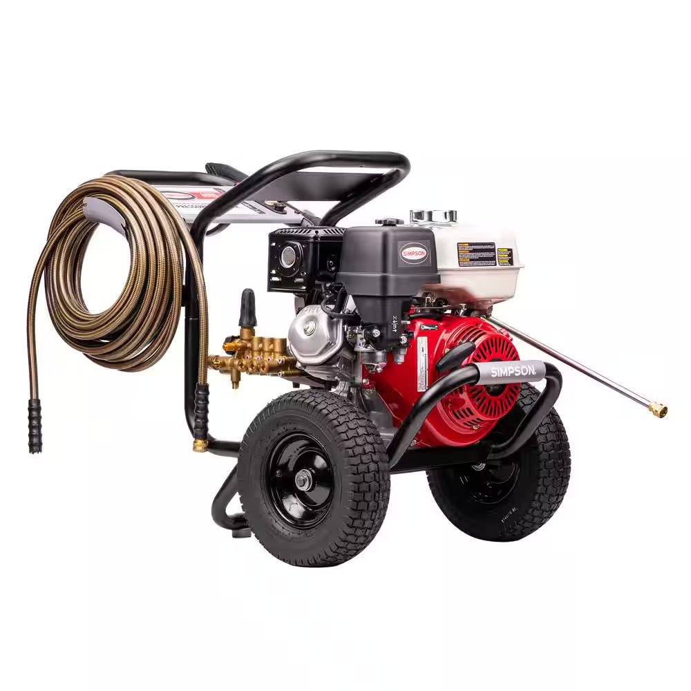 4000 PSI 3.5 GPM Gas Pressure Washer, Honda GX270 Engine, AAA Triplex Pump Heavy-Duty Cold Water Commercial Power Washer