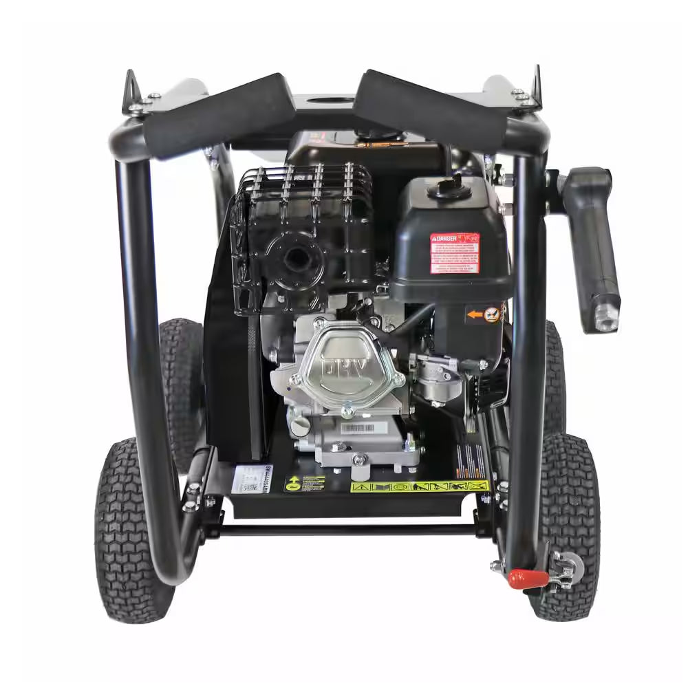 4400 PSI 4.0 GPM Gas Pressure Washer with AAA Triplex Pump and Roll Cage, Heavy-Duty Cold Water Commercial Power Washer