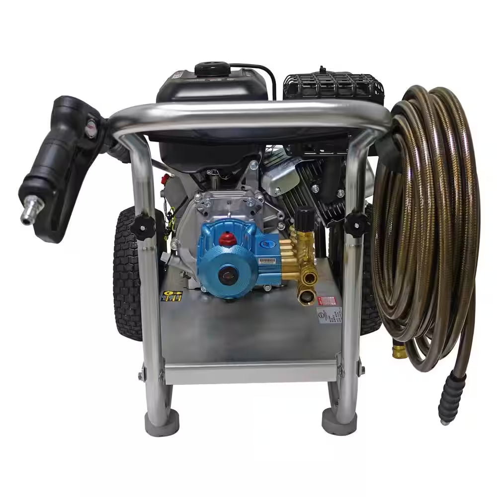 4400 PSI 4.0 GPM Gas Pressure Washer, CAT Pump, Aluminum Frame, Heavy-Duty Commercial Cold Water Power Washer