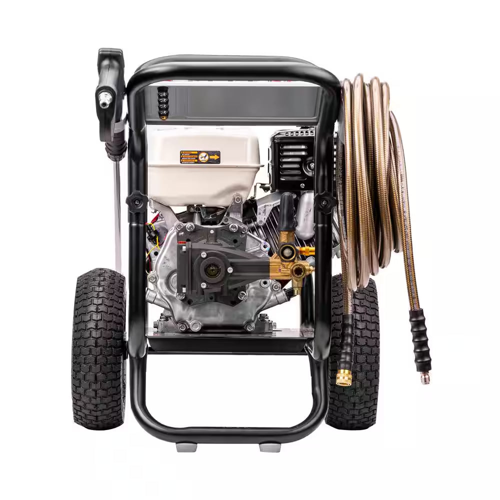 4000 PSI 3.5 GPM Gas Pressure Washer, Honda GX270 Engine, AAA Triplex Pump Heavy-Duty Cold Water Commercial Power Washer