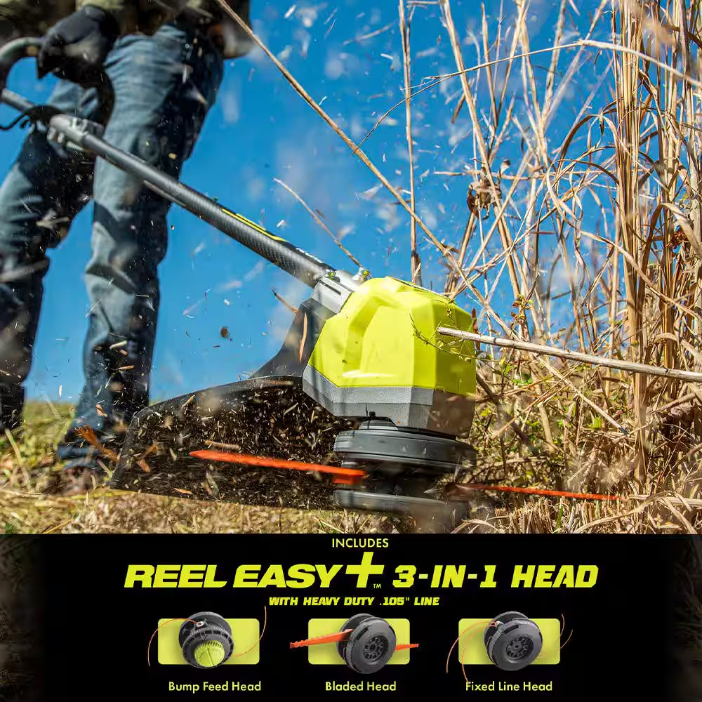 40V HP Brushless Whisper Series 21" Walk behind Self-Propelled All Wheel Drive Mower & Trimmer W/ 3 Batteries & Chargers