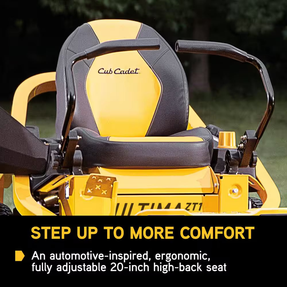 Ultima 42 In. 21.5 HP V-Twin Kawasaki Engine Dual Hydrostatic Drive Gas Zero Turn Riding Lawn Mower