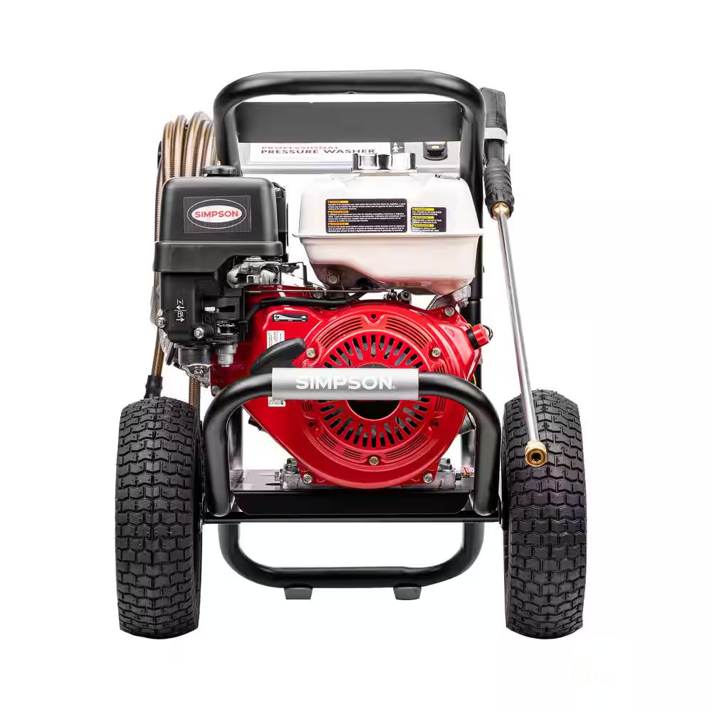 4000 PSI 3.5 GPM Gas Pressure Washer, Honda GX270 Engine, AAA Triplex Pump Heavy-Duty Cold Water Commercial Power Washer