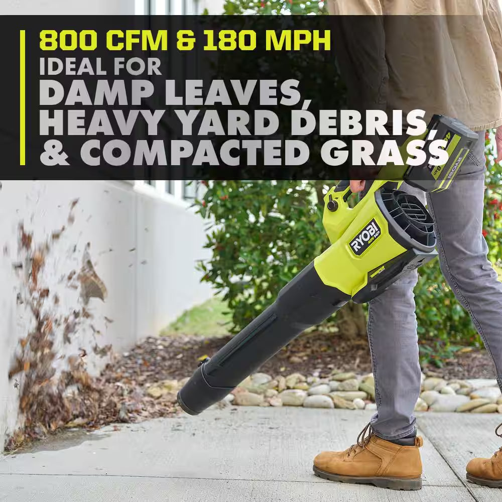 40V HP Brushless 21" Cordless Walk behind Self-Propelled Mower W/ 800 CFM Leaf Blower, (2) 6.0 Ah Batteries, & Charger