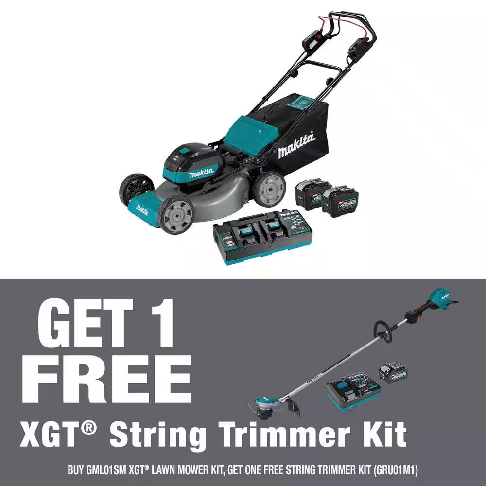 40V Max XGT Brushless Cordless 21 In. Walk behind Self-Propelled Commercial Lawn Mower Kit (4.0Ah)