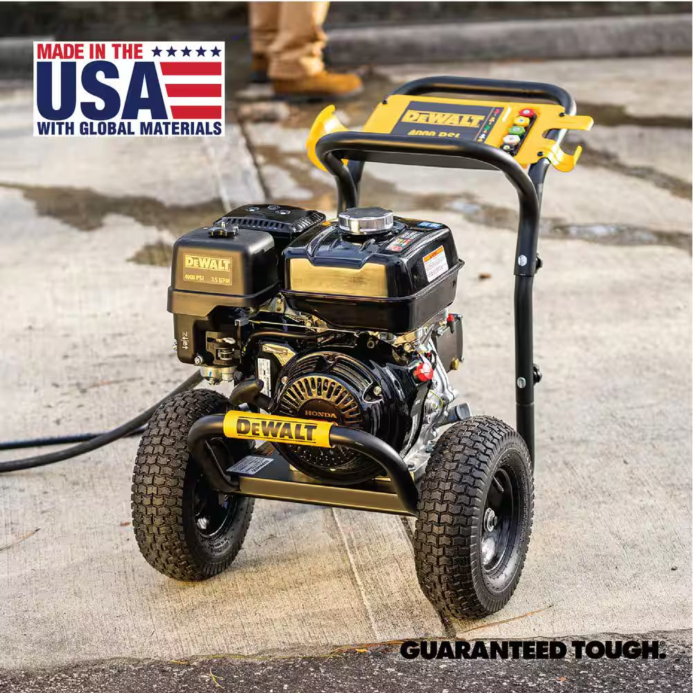 4000 PSI 3.5 GPM Gas Pressure Washer with Honda GX270 Engine, Heavy-Duty Commercial Cold Water Power Cleaner