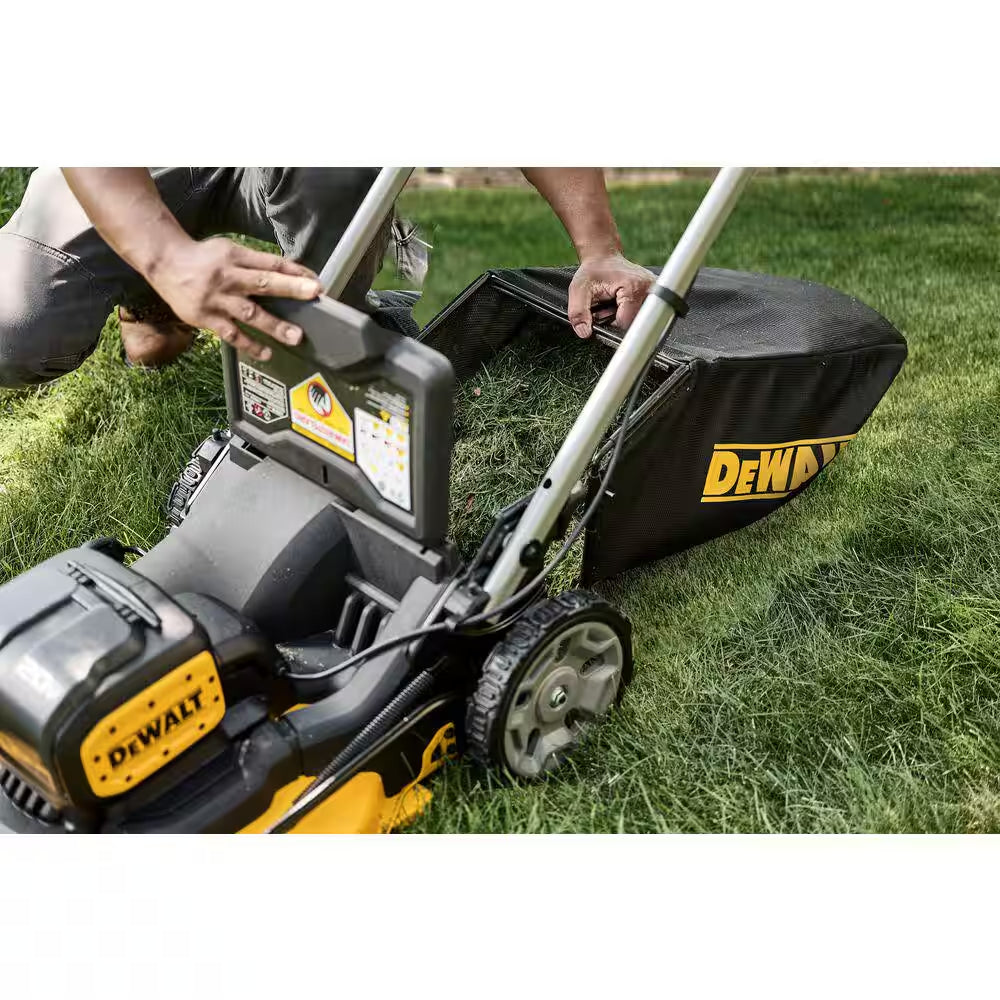 FLEXVOLT 1X60V MAX 21 In. Cordless Battery Powered Self Propelled Lawn Mower Kit with (2) 4.0 Ah Batteries and Chargers