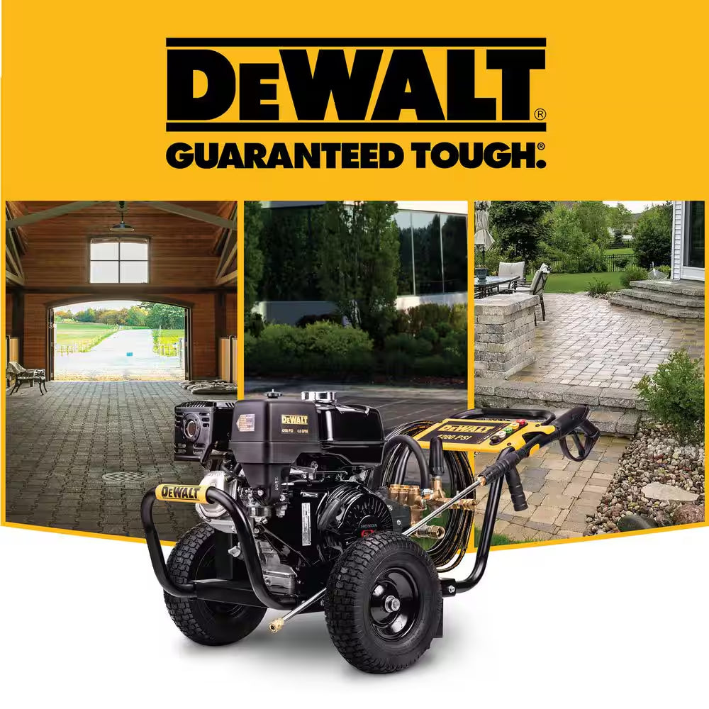 4200 PSI 4.0 GPM Belt Drive Gas Pressure Washer, Honda GX390 Engine, Commercial Cold Water Power Cleaner