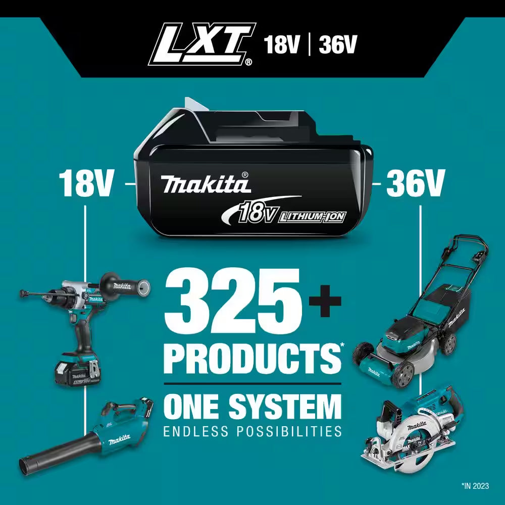 21 In. 18V X2 (36V) LXT Brushless Walk behind Self-Propelled Lawn Mower Kit (5.0Ah) with 18V X2 (36V) LXT Blower
