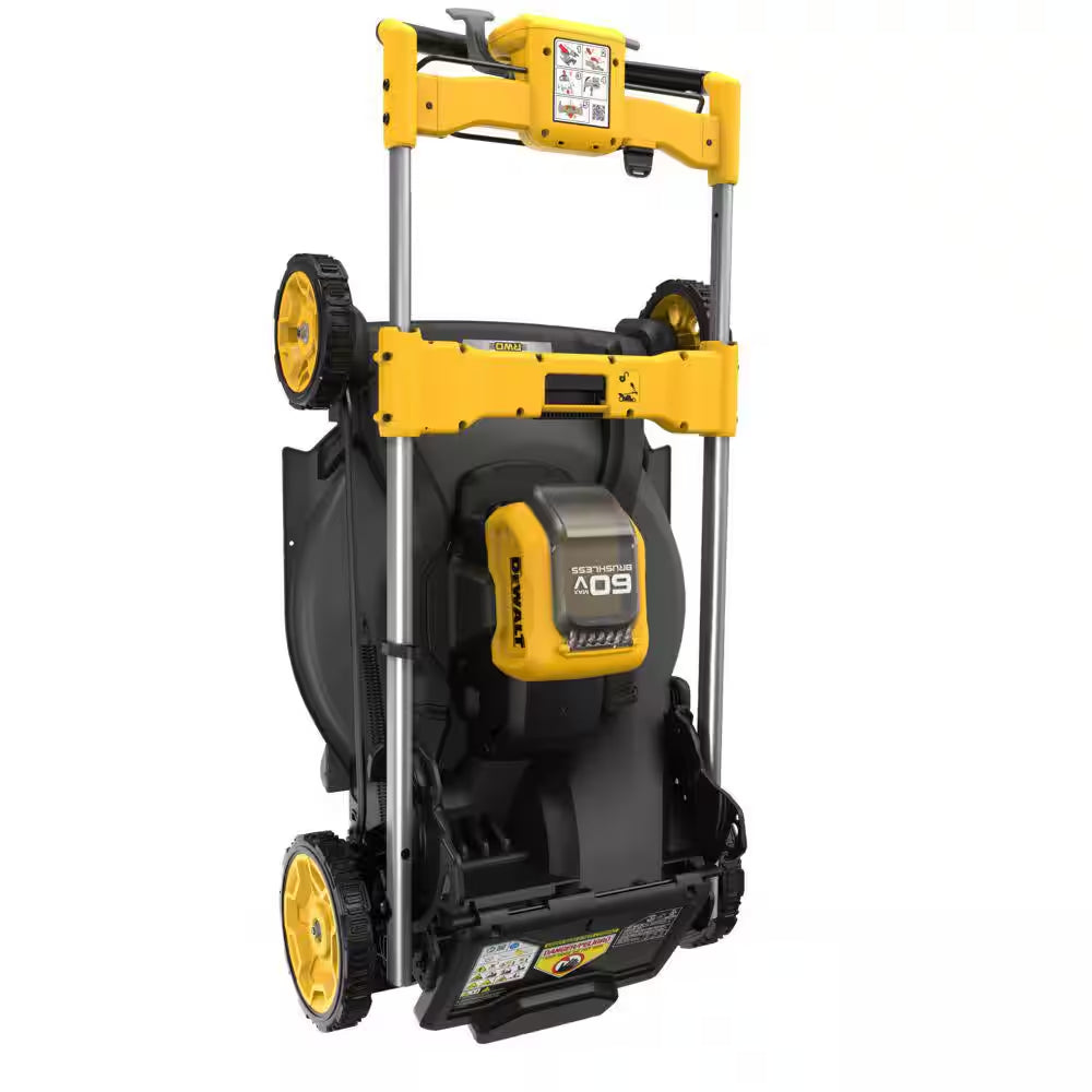 FLEXVOLT 1X60V MAX 21 In. Cordless Battery Powered Self Propelled Lawn Mower Kit with (2) 4.0 Ah Batteries and Chargers