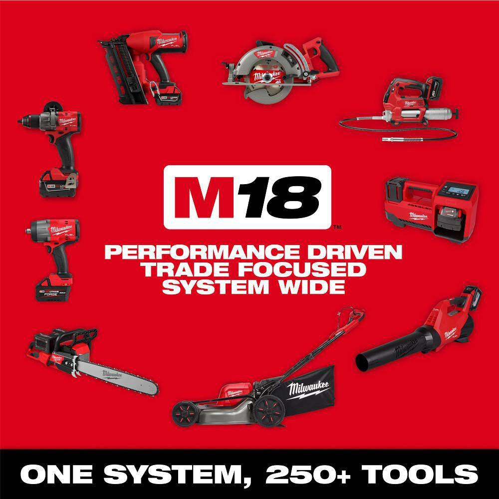 M18 FUEL Brushless Cordless 21 in Dual Battery SP Mower W/ String Trimmer, Hedge Trimmer, Top Handle Chainsaw, Chainsaw