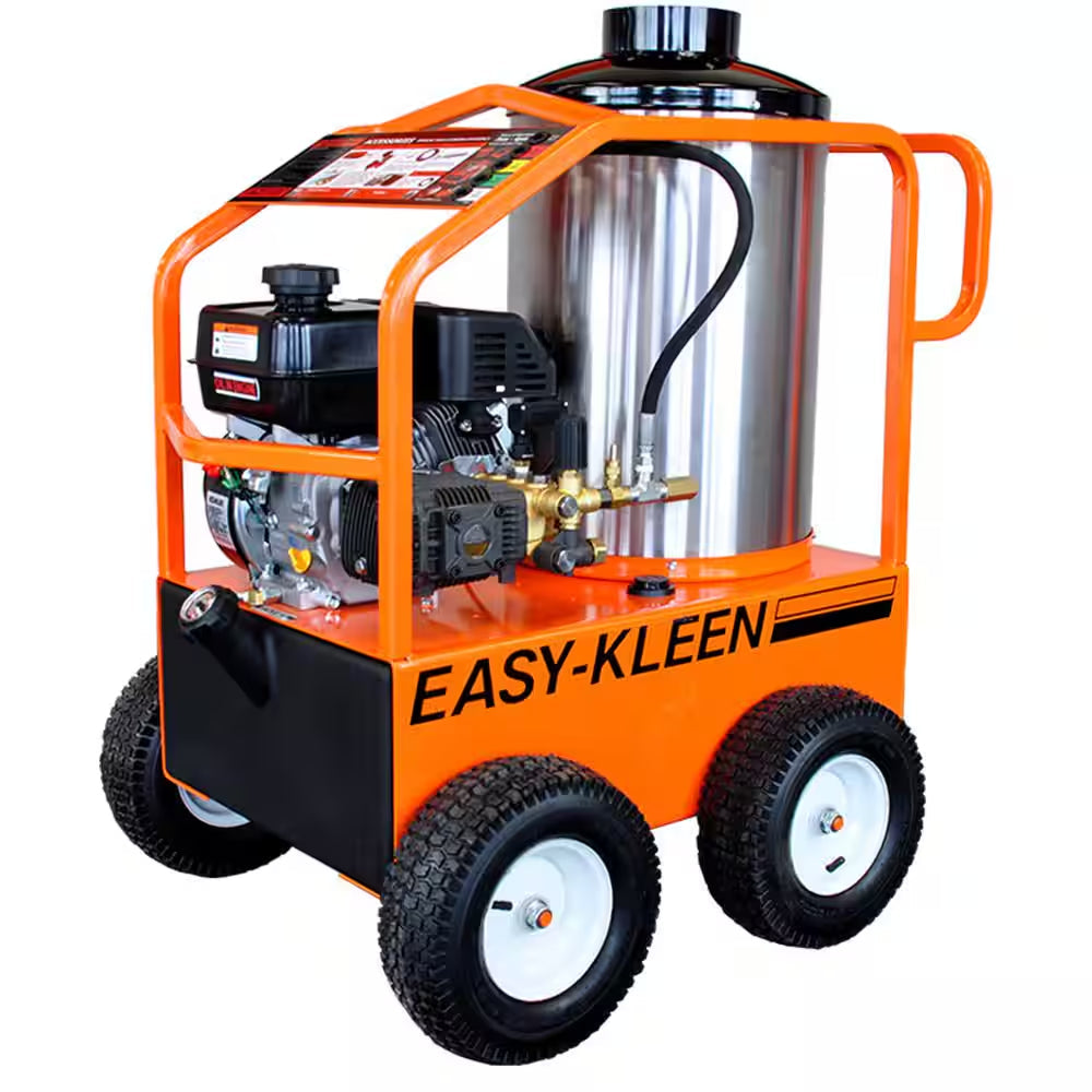 Commercial 2700 PSI 3 GPM Gasoline Driven Hot Water Pressure Washer