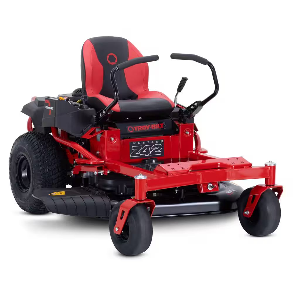 Mustang 42 In. 22 HP V-Twin Kohler 7000 Series Engine Dual Hydrostatic Drive Gas Zero Turn Riding Lawn Mower