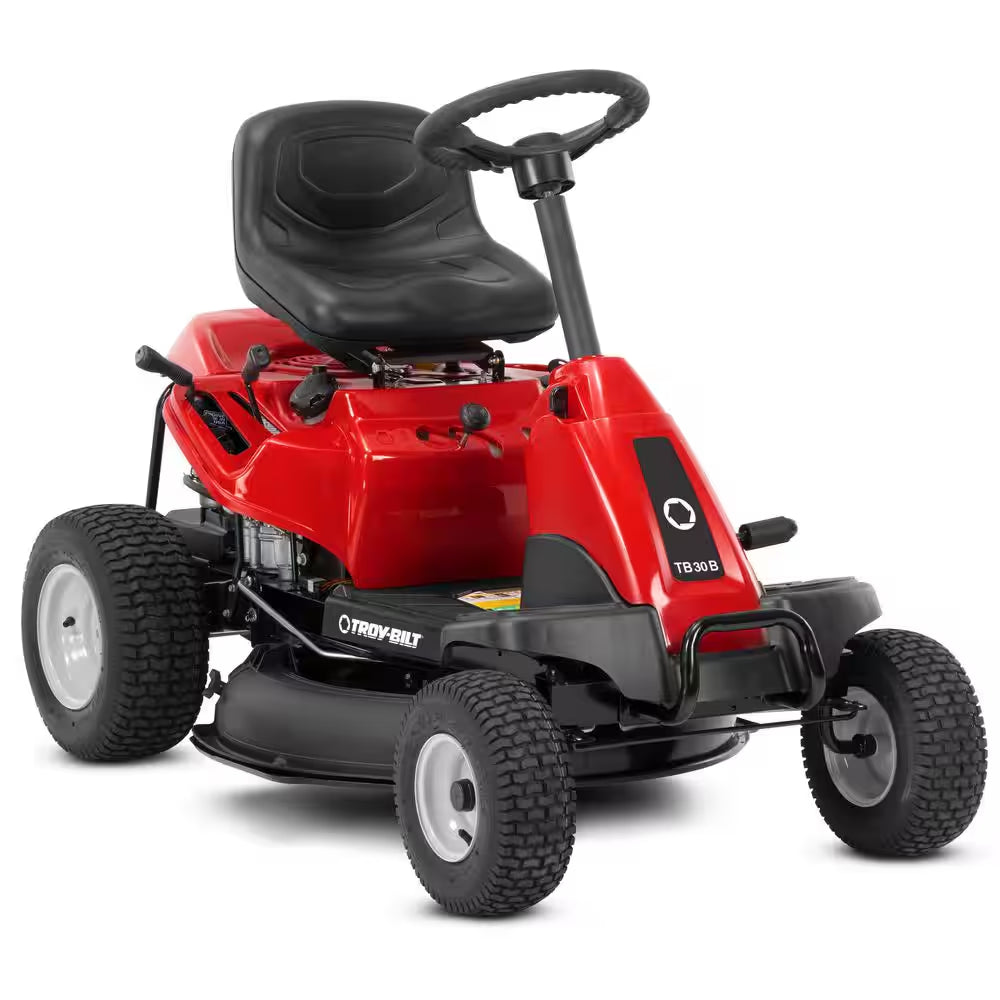 30 In. 10.5 HP Briggs and Stratton Engine 6-Speed Manual Drive Gas Rear Engine Riding Mower with Mulch Kit Included