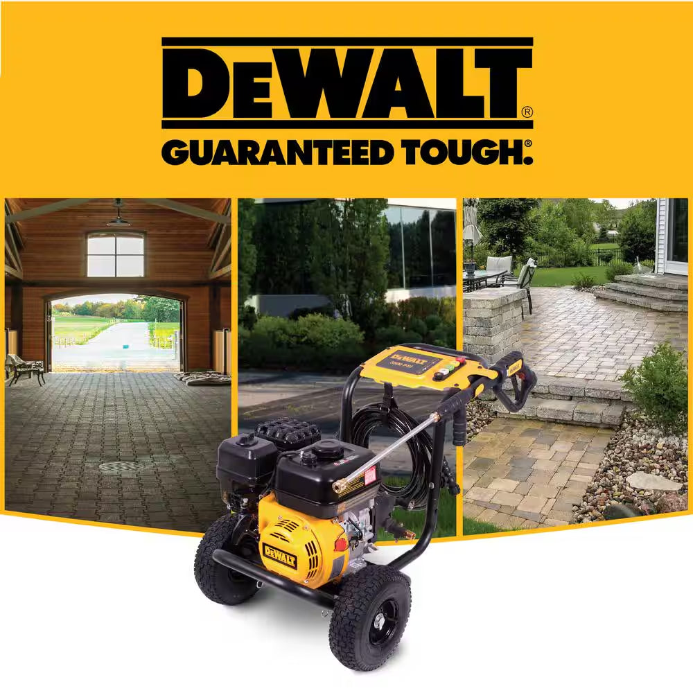 3500 PSI 2.5 GPM Gas Pressure Washer with Surface Cleaner, Heavy-Duty Commercial Cold Water Power Washer