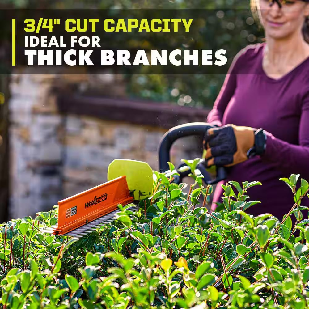 40V HP 21" Brushless Walk behind Self-Propelled Mower, String Trimmer, Edger & Hedge Trimmer-(3) Batteries (2) Chargers