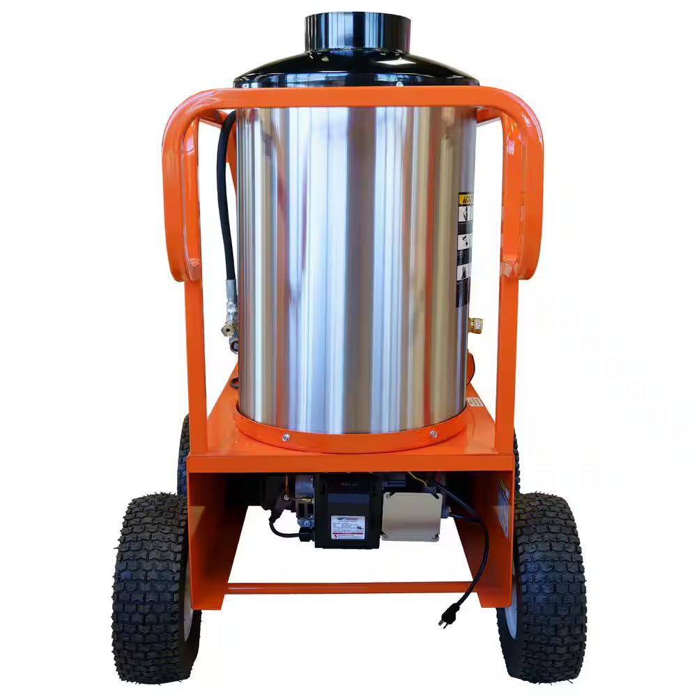 Commercial 4000 PSI 3.5 GPM Gas Driven Hot Water Pressure Washer 110/120V