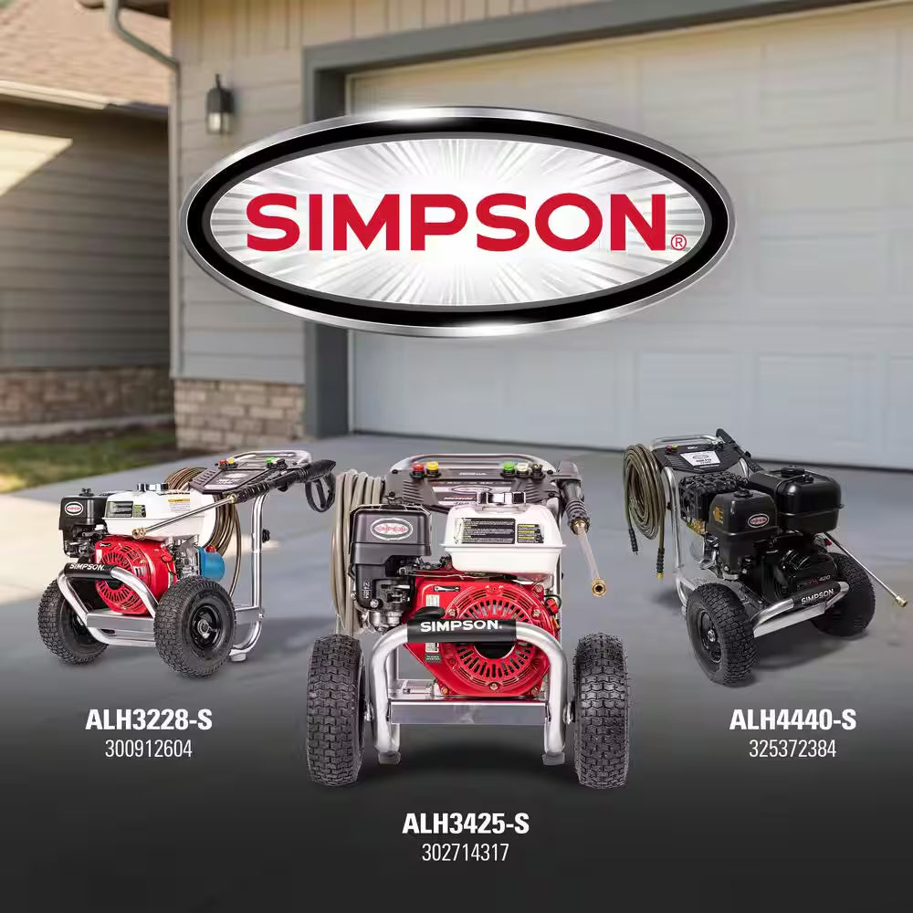 4400 PSI 4.0 GPM Gas Pressure Washer, CAT Pump, Aluminum Frame, Heavy-Duty Commercial Cold Water Power Washer