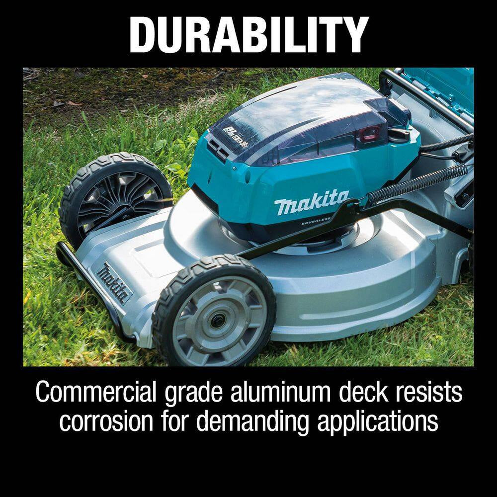 21 In. 18V X2 (36V) LXT Brushless Walk behind Self-Propelled Lawn Mower Kit (5.0Ah) with 18V X2 (36V) LXT Blower