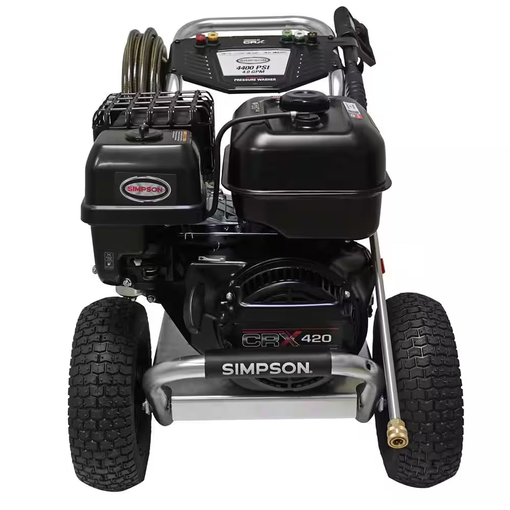 4400 PSI 4.0 GPM Gas Pressure Washer, CAT Pump, Aluminum Frame, Heavy-Duty Commercial Cold Water Power Washer