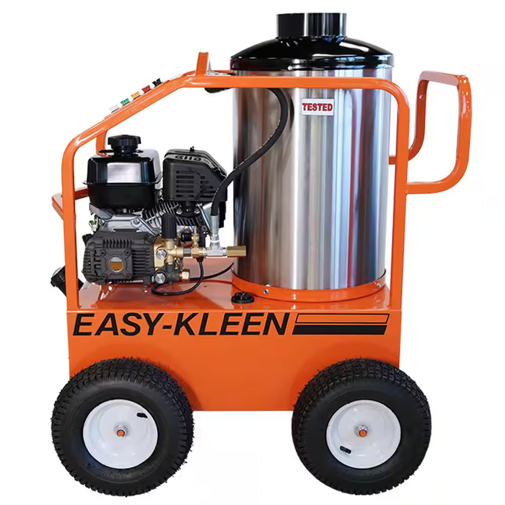 Commercial 2700 PSI 3 GPM Gasoline Driven Hot Water Pressure Washer