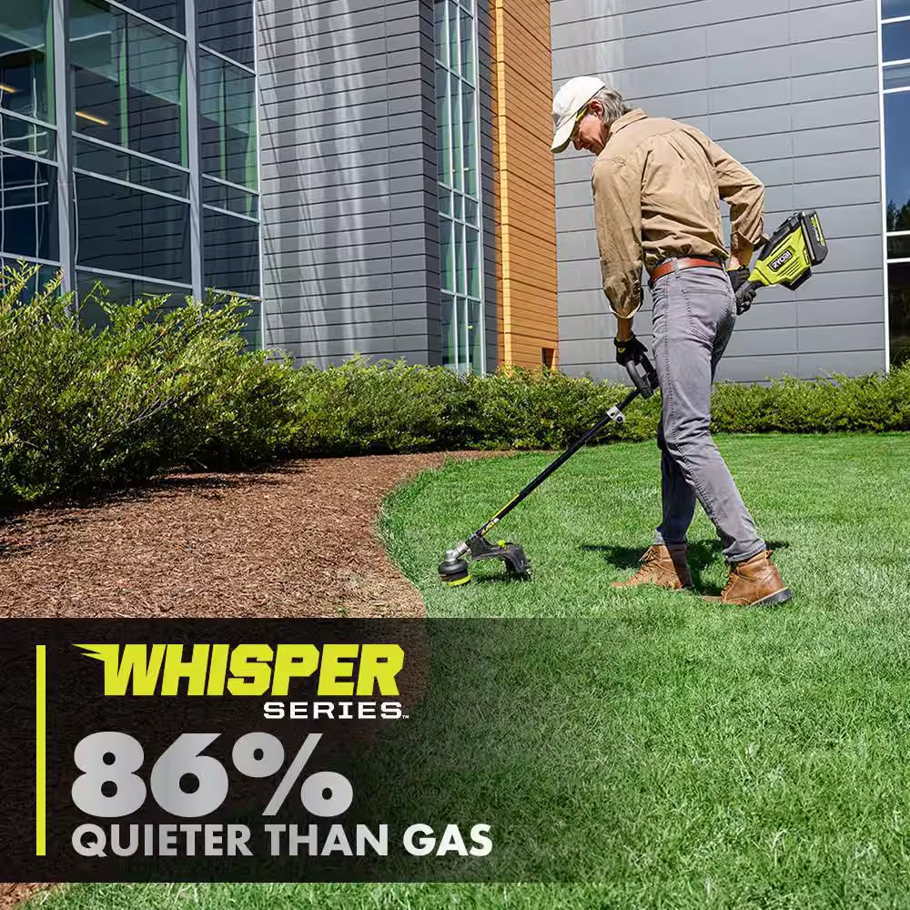 40V HP 21" Brushless Cross Cut Self-Propelled All Wheel Drive Mower W/ 17" String Trimmer-(3) Batteries & (2) Chargers